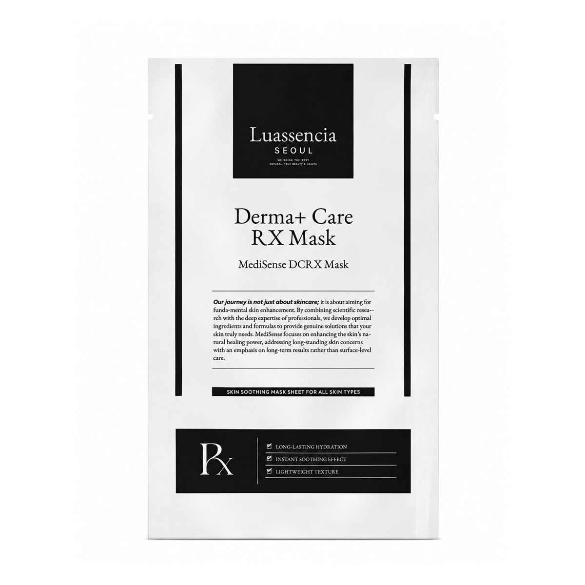 Luassencia MEDISENSE DERMA CARE RX Vegan Sheet Mask