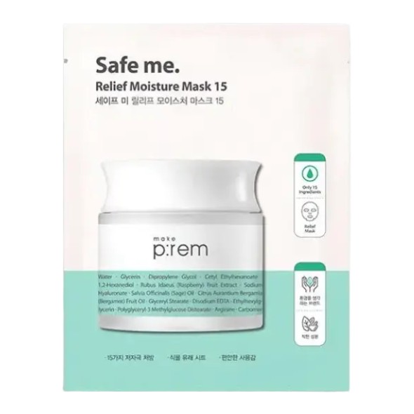 Make p:rem Safe me. Relief Moisture Mask 15