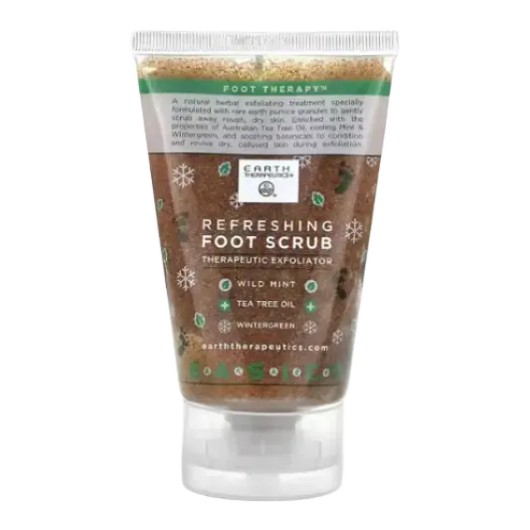 Earth Therapeutics Refreshing Foot Scrub Therapeutic Exfoliator