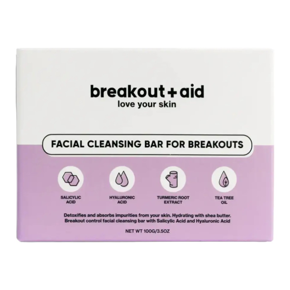 Breakout + Aid Facial Cleansing Bar For Breakouts