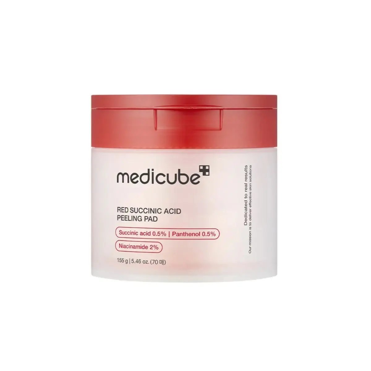 MediCube 紅色琥珀酸煥膚棉片