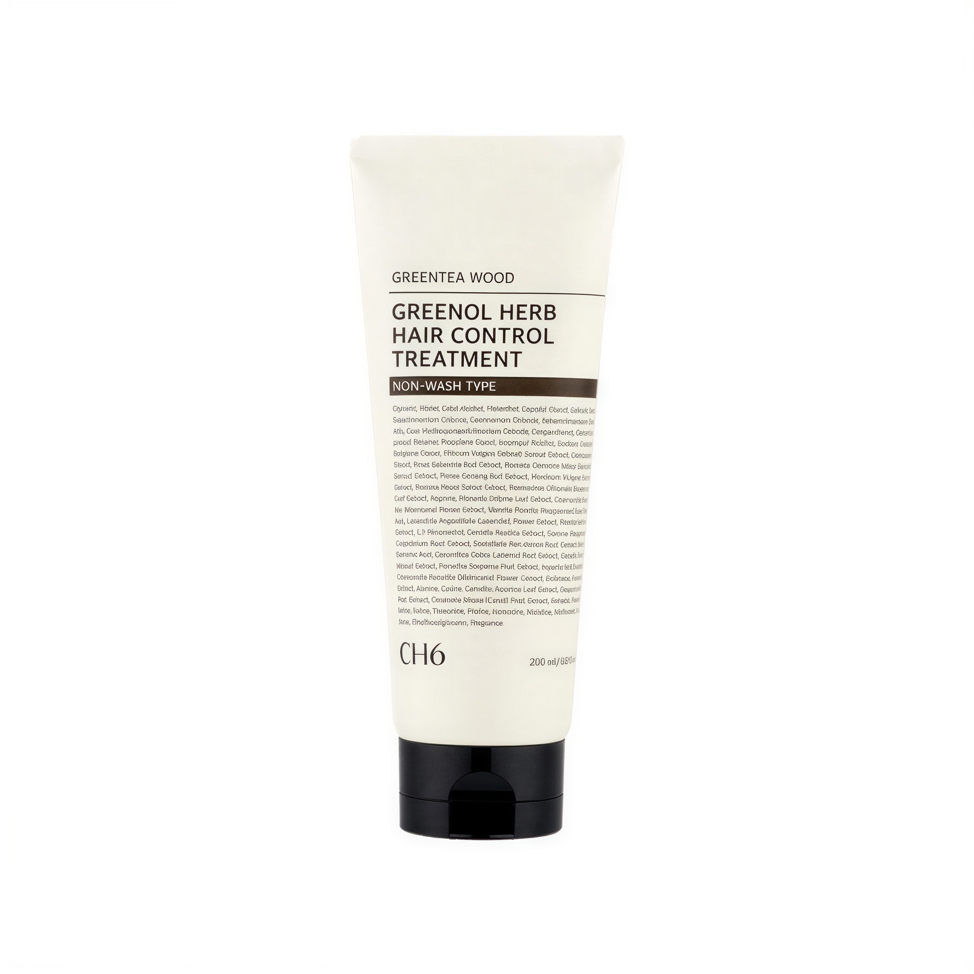 CH6 Greenol Herb Hair Control No-Wash Treatment Green Tea Wood Scent