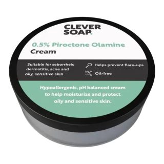 Clever Soap كريم Piroctone Olamine بيروكتون أولامين 0.5%