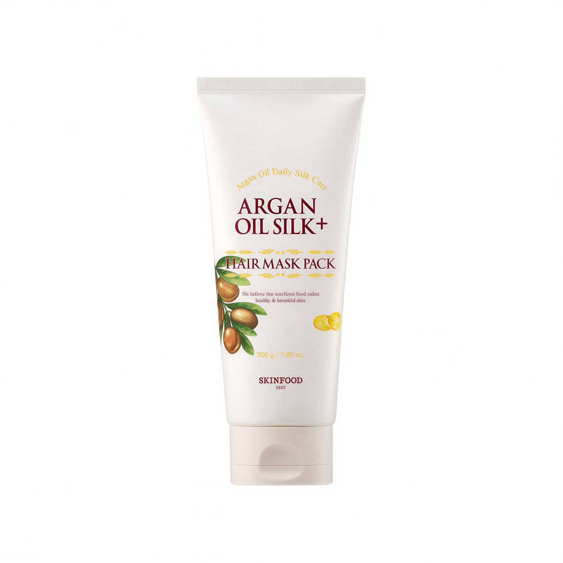 Skinfood قناع الشعر Argan Oil Silk Plus