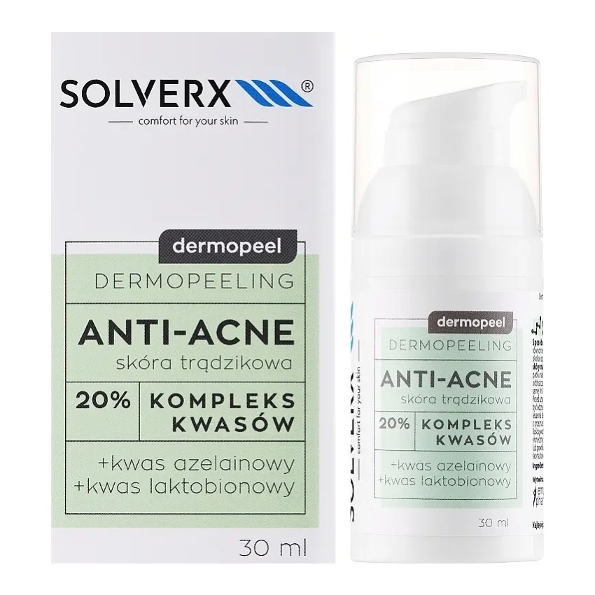 Solverx Dermopeeling Anti-Acne 20% Kompleks