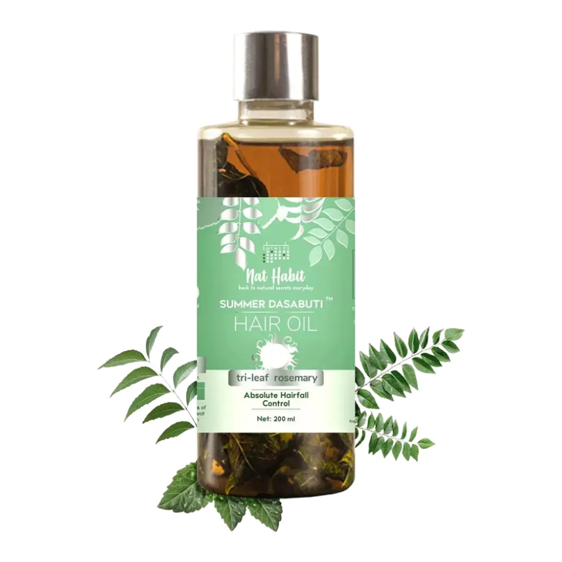 Nat Habit Tri-Leaf Rosemary Summer Hair Oil