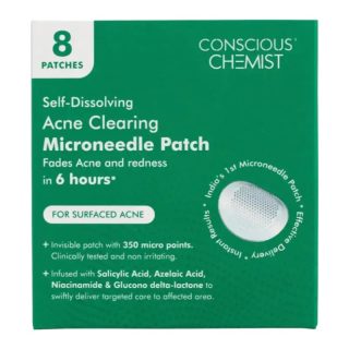 Conscious Chemist Self Dissolving Acne Clearing Microneedle Patches