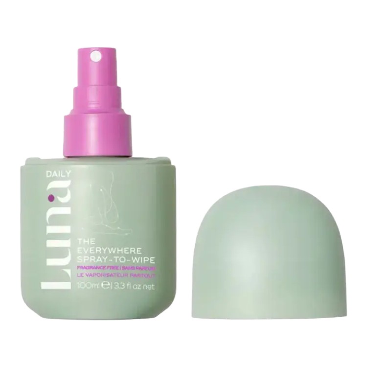 Luna Daily The Fragrance Free Everywhere Spray-To-Wipe - With Prebiotics + Vitamins C & E