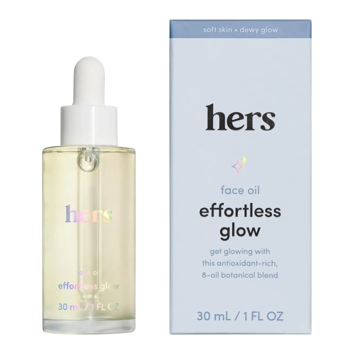 hers Effortless Glow Face Oil