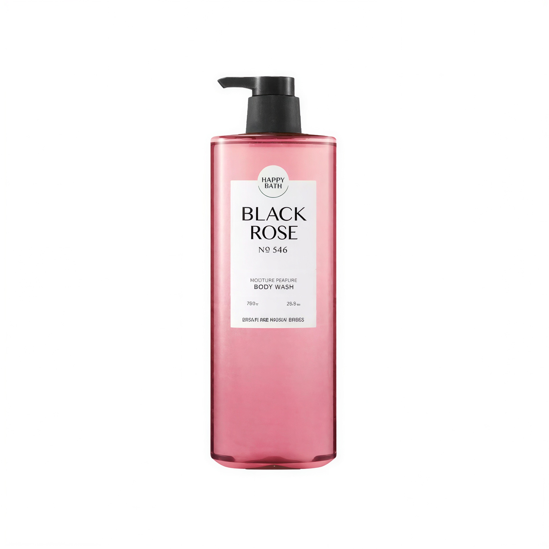 Happy Bath Moisture Perfume Body Wash [Black Rose]