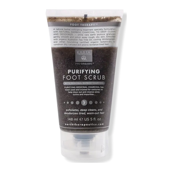 Earth Therapeutics Charcoal Purifying Foot Scrub