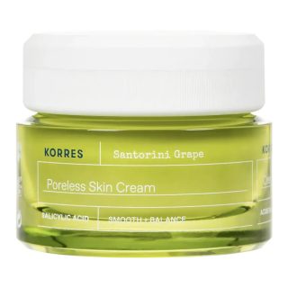 KORRES Santorini Grape Poreless Skin Cream كريم البشرة الخالي من مظهر المسام بعنب سانتوريني