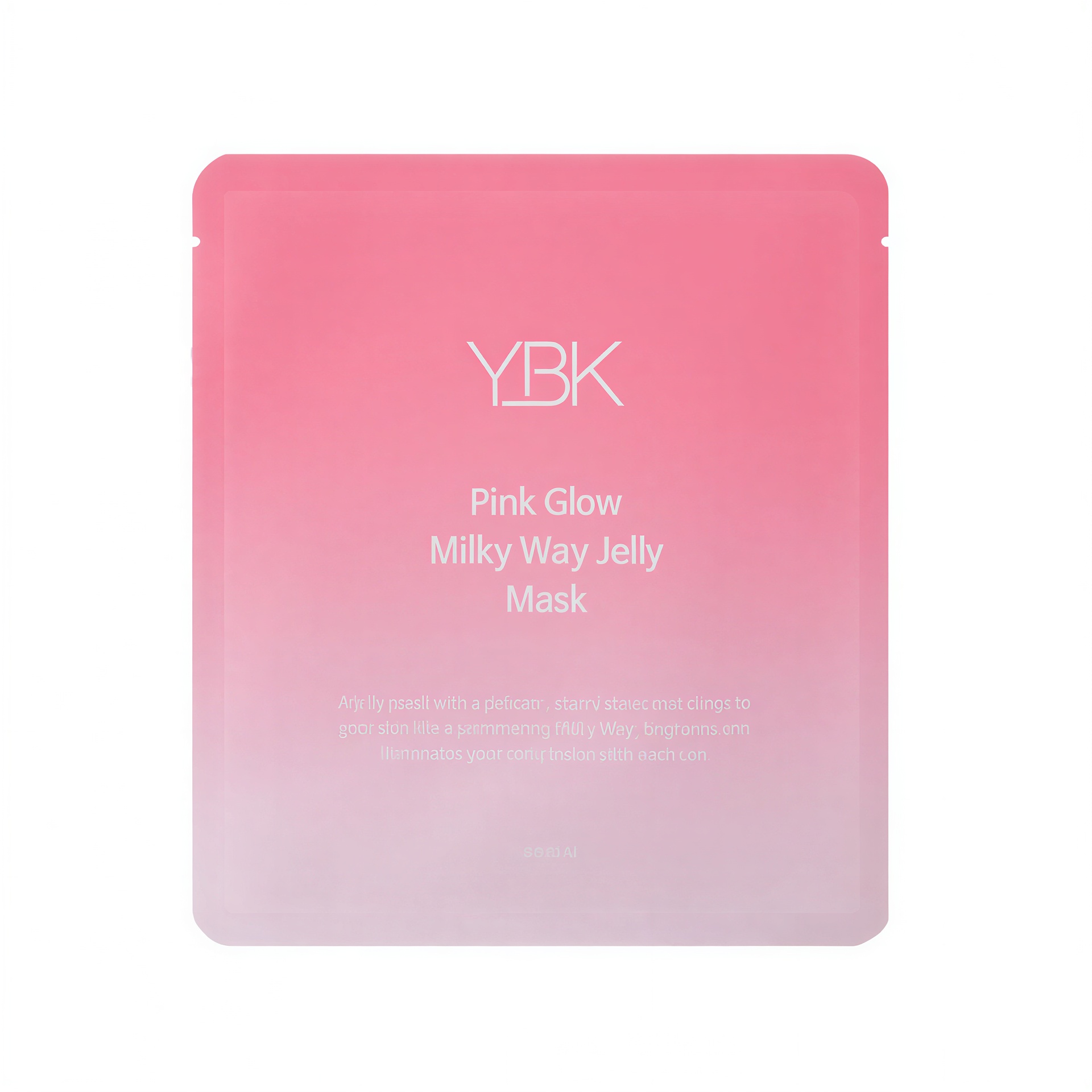 YBK Pink Glow Milky Way Jelly Mask