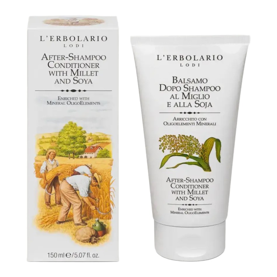 L'Erbolario After-Shampoo Conditioner With Millet And Soya