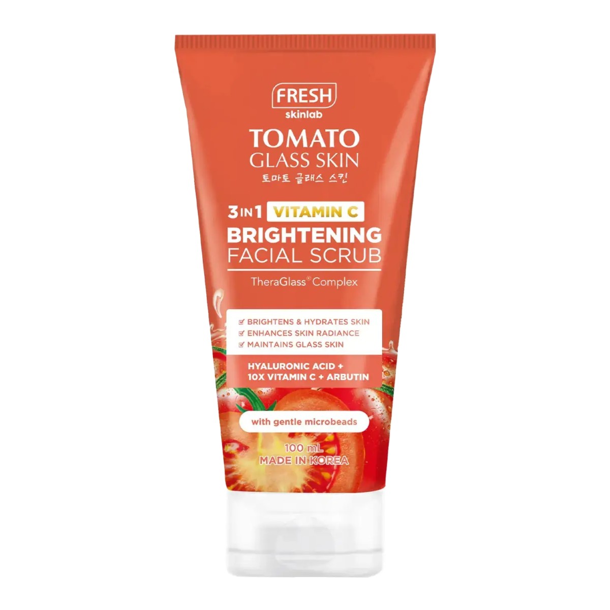 Fresh Skinlab Tomato Glass Skin Brightening Facial Scrub