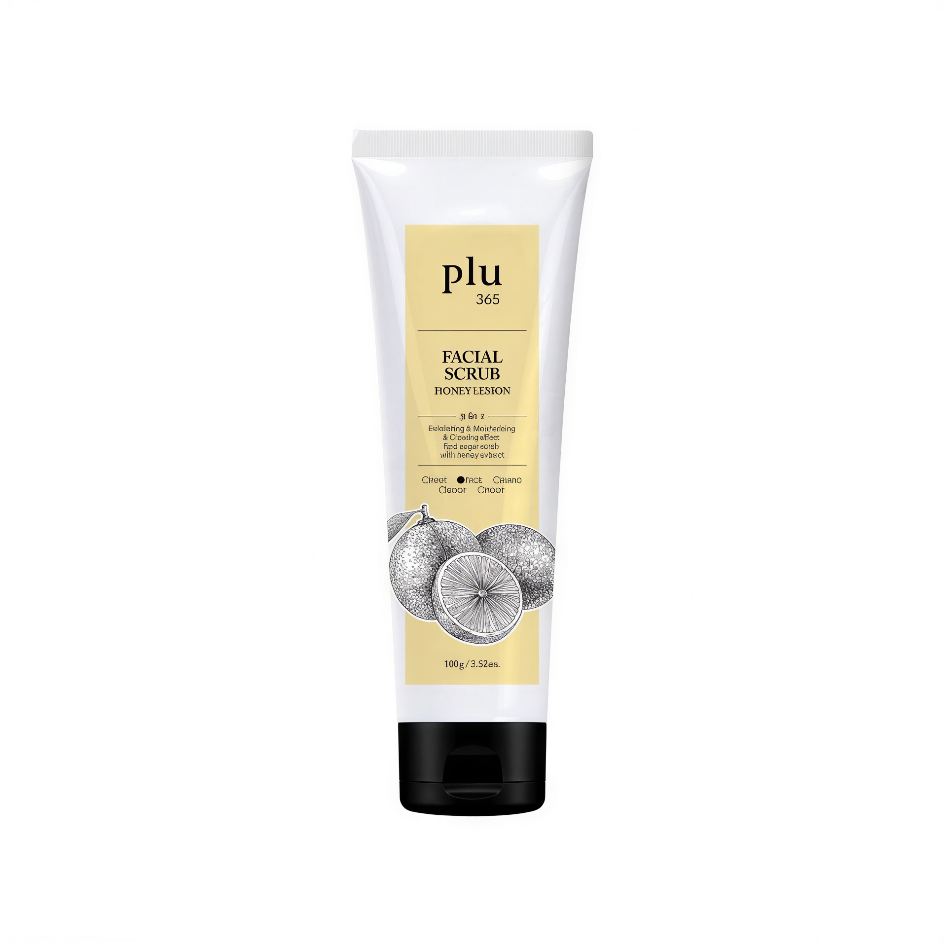 PLU 365 Facial Scrub [Honey Lemon Scent]