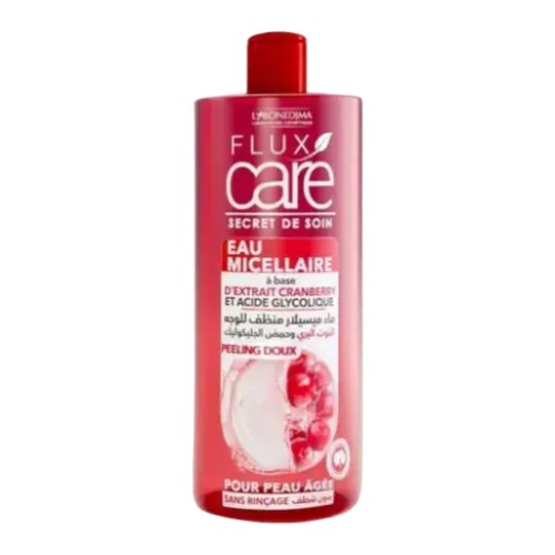 Flux Care Eau Micellaire D'Extrait Cranberry Et Acide Glycolique