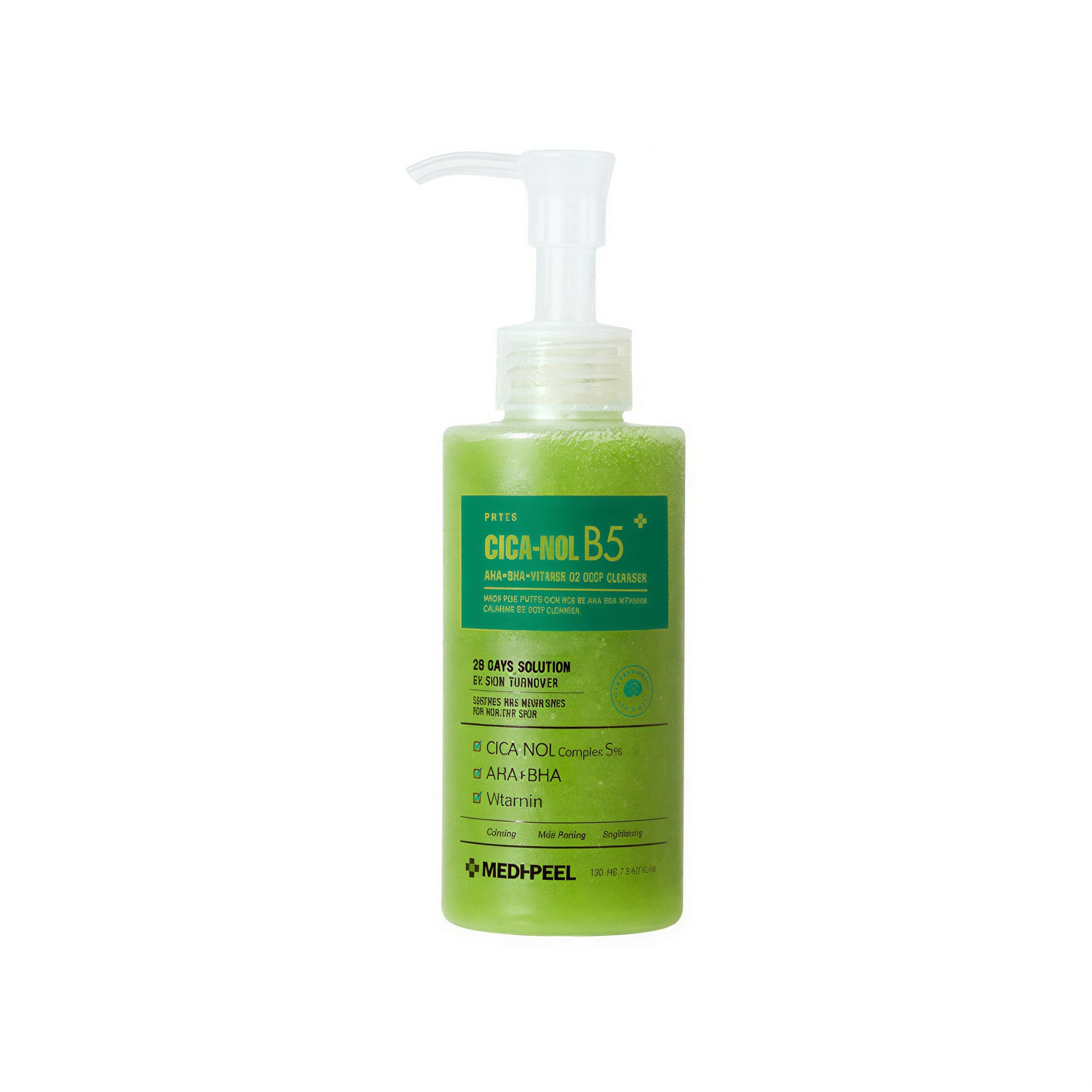 MEDI-PEEL Phyto Cicanol B5 AHA BHA Vitamin Calming O2 Deep Cleanser