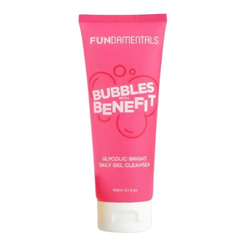 fundamentals Bubbles With Benefit Glycolic Bright Daily Gel Cleanser