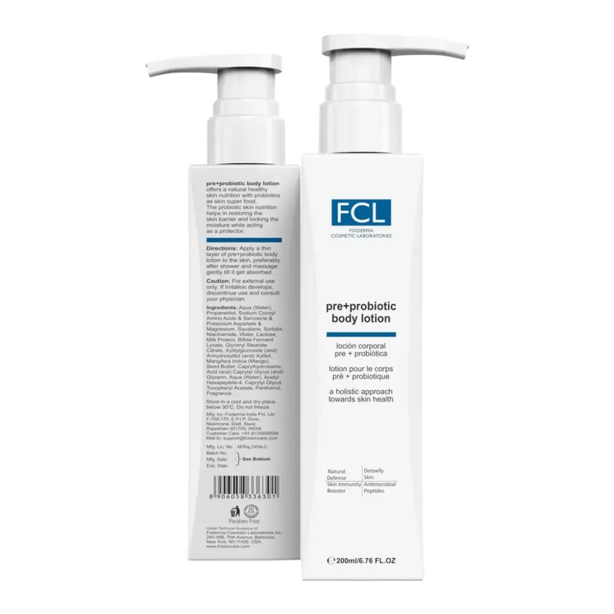 Fixderma Skincare Pre+ Probiotic Body Lotion
