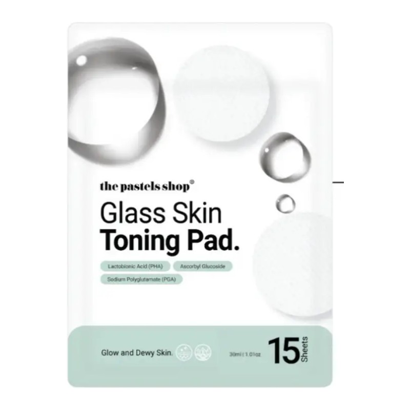 The Pastels Shop Glass Skin Toning Pad