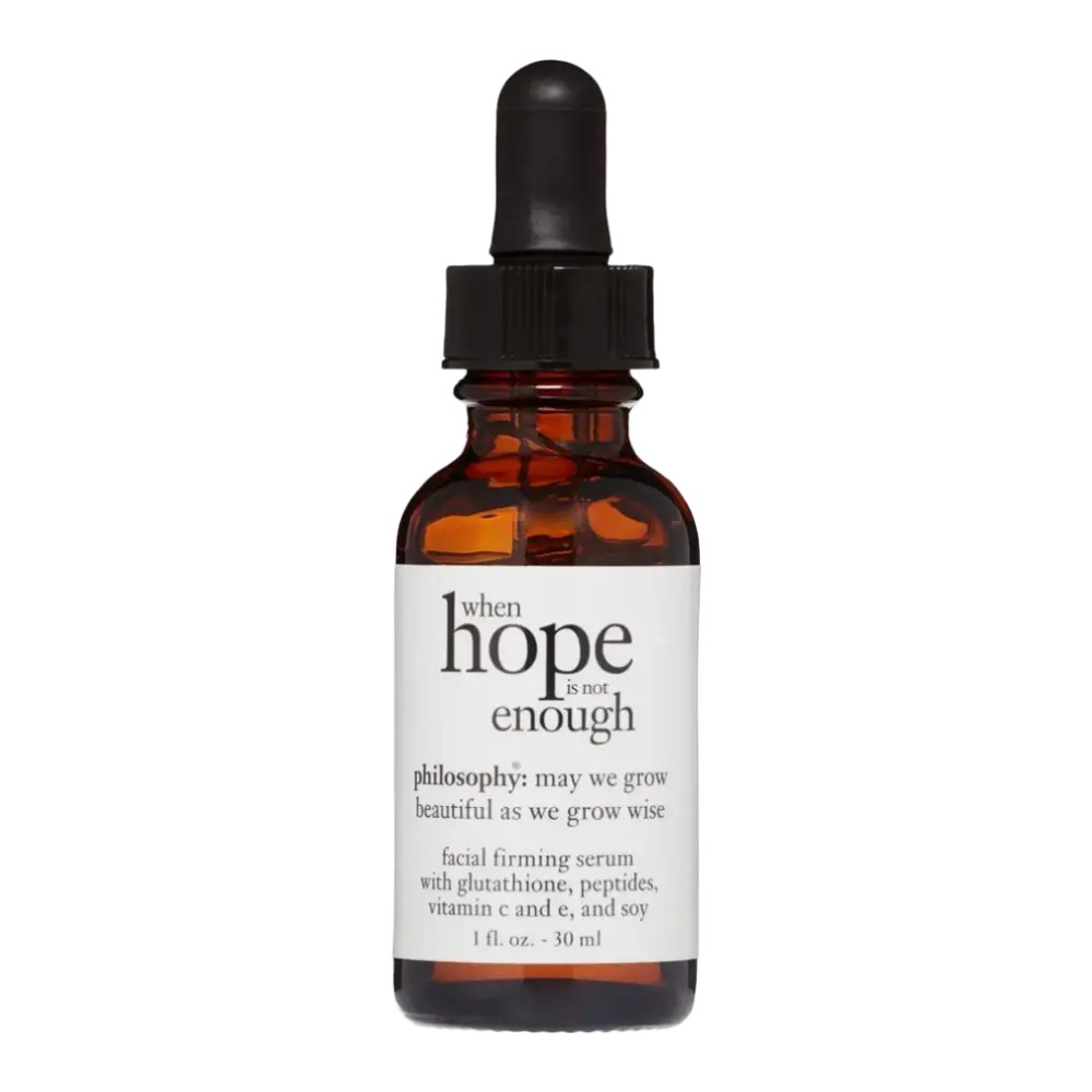 Philosophy when hope is not enough serum