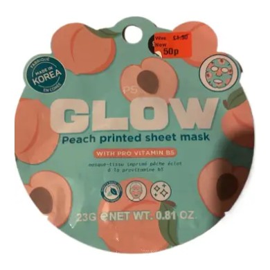 Primark PS... Glow Peach Printed Sheet Mask