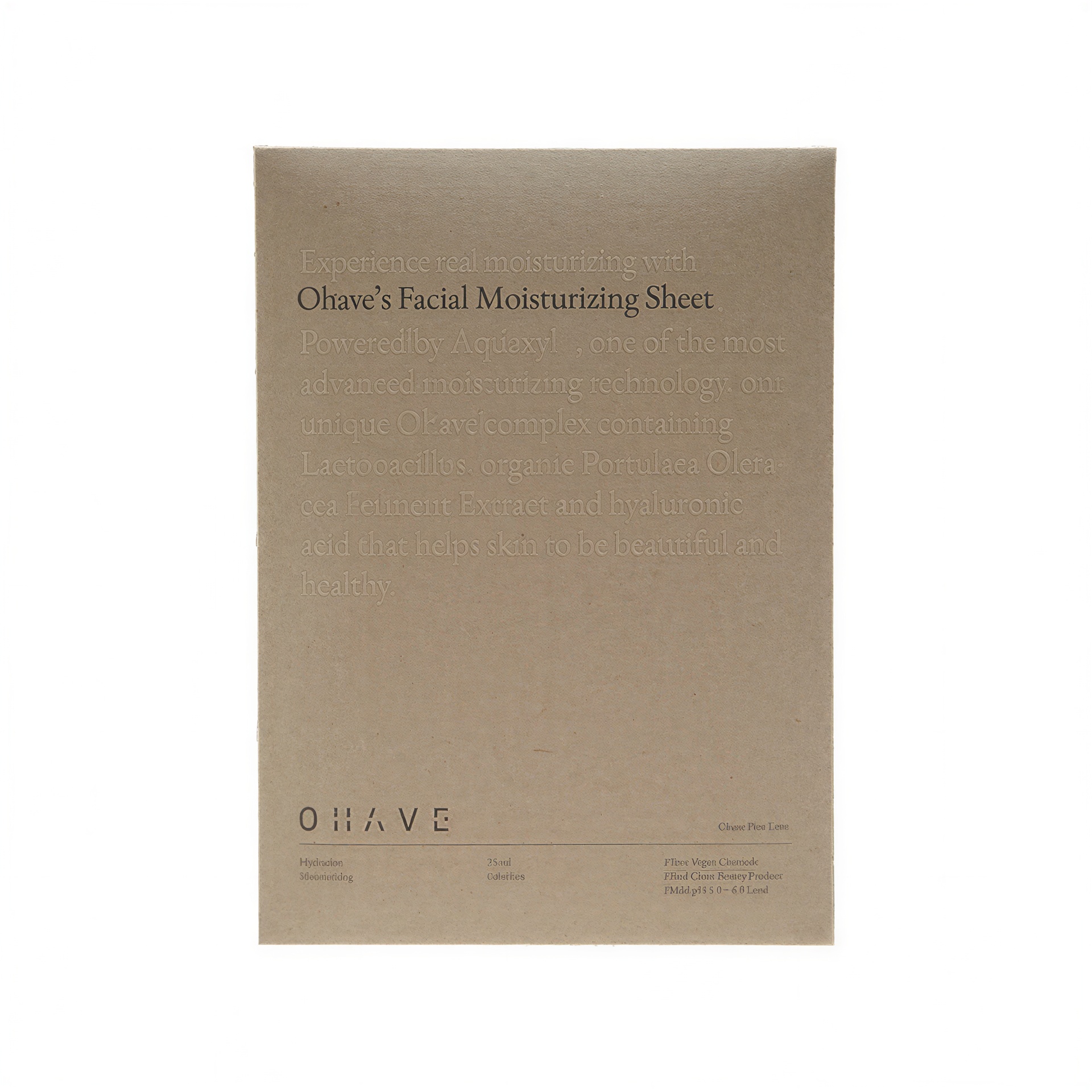 Ohabeu Facial Moisturizing Sheet Mask