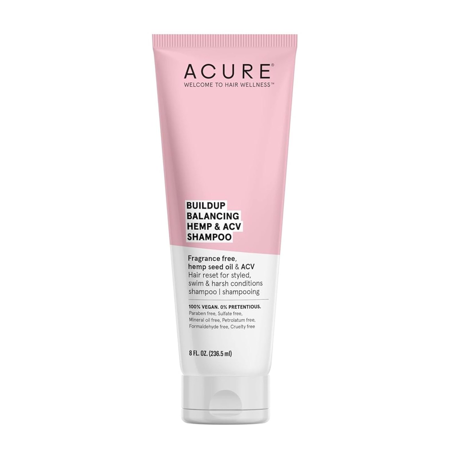 Acure شامبو Buildup Balancing Hemp & ACV