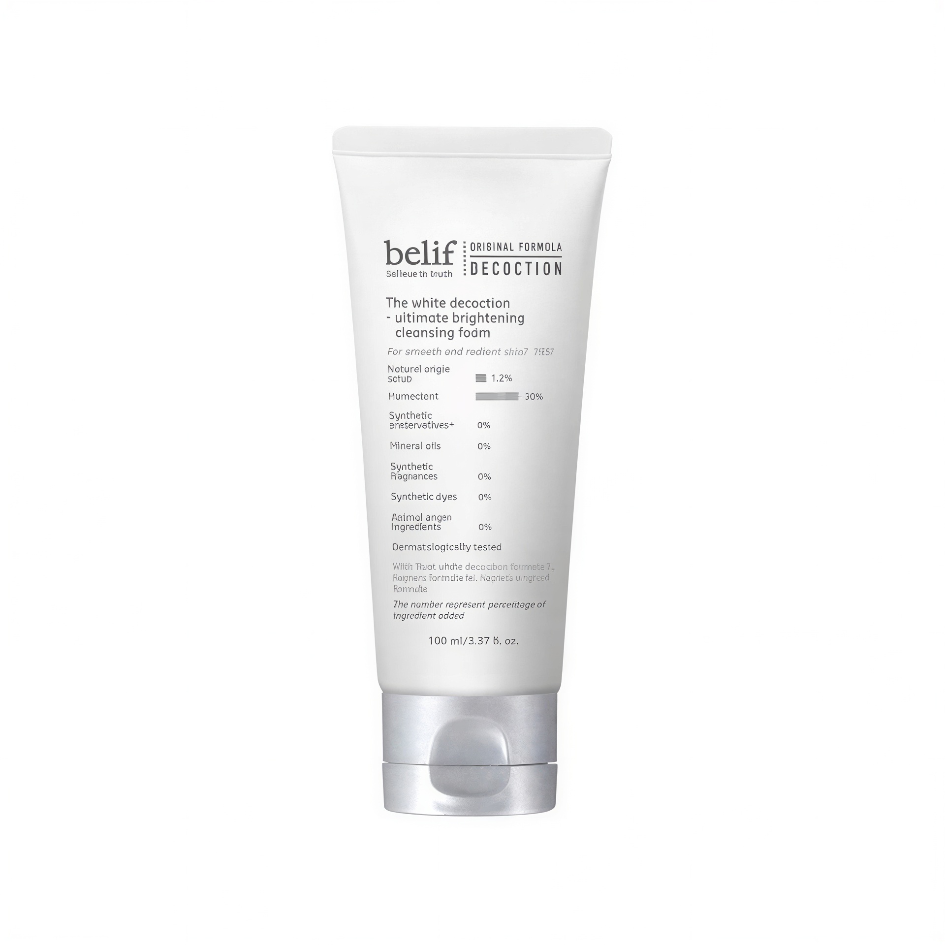 Belif The White Decoction Ultimate Brightening Cleansing Foam