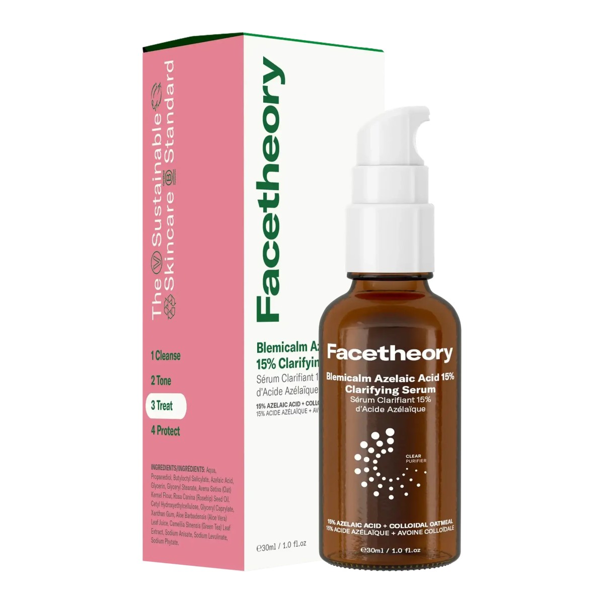FaceTheory Blemicalm Azelaic Acid 15% Clarifying Serum