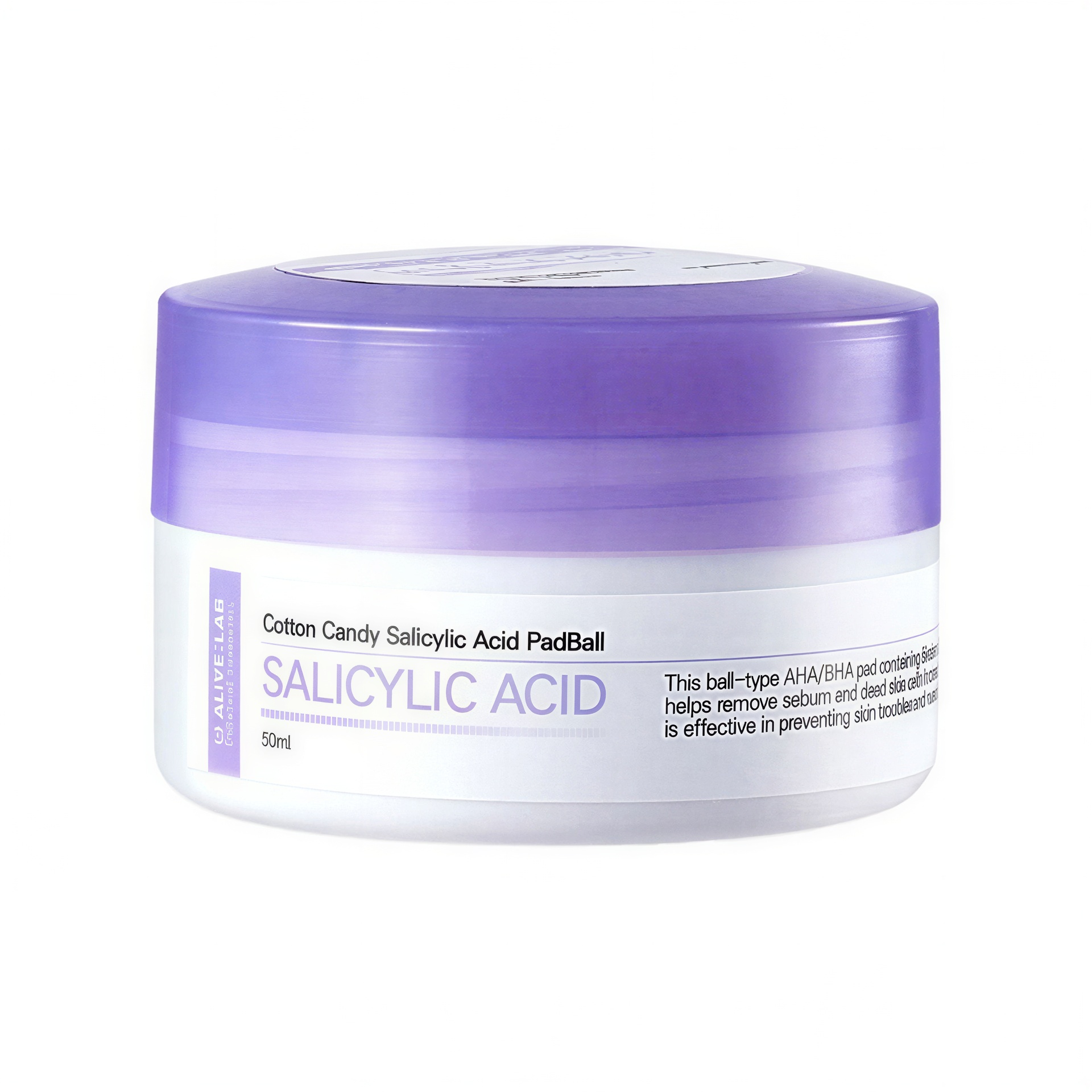 ALIVE:LAB Cotton Candy Salicylic Acid Pad Balls