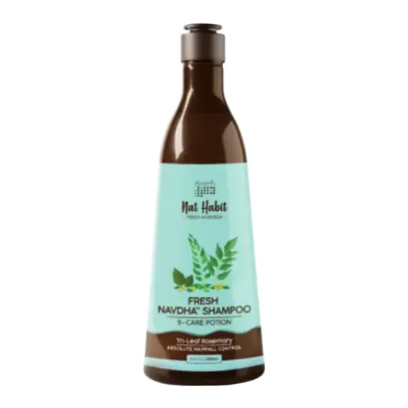 Nat Habit Tri-Leaf Rosemary Navdha Shampoo