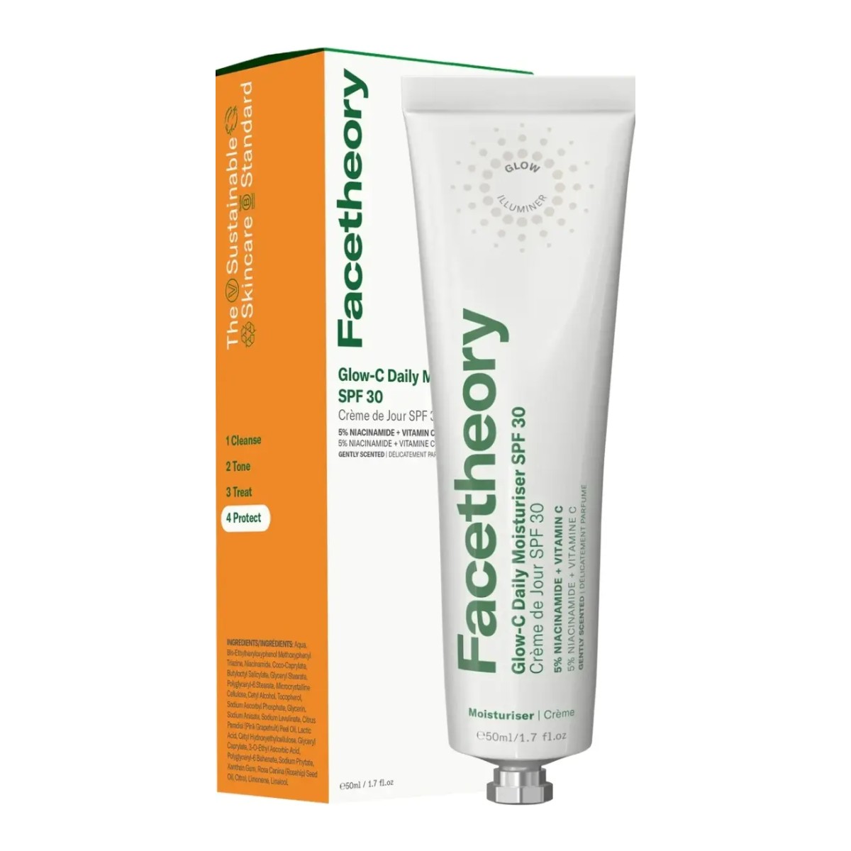 FaceTheory Glow-C Daily Moisturiser SPF 30