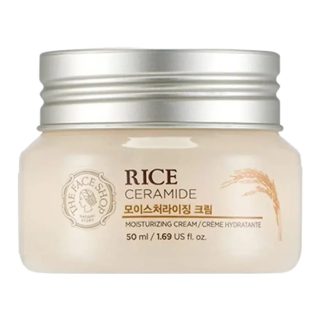 The Face Shop Rice & Ceramide Moisturizing Cream كريم ترطيب بالأرز والسيراميد