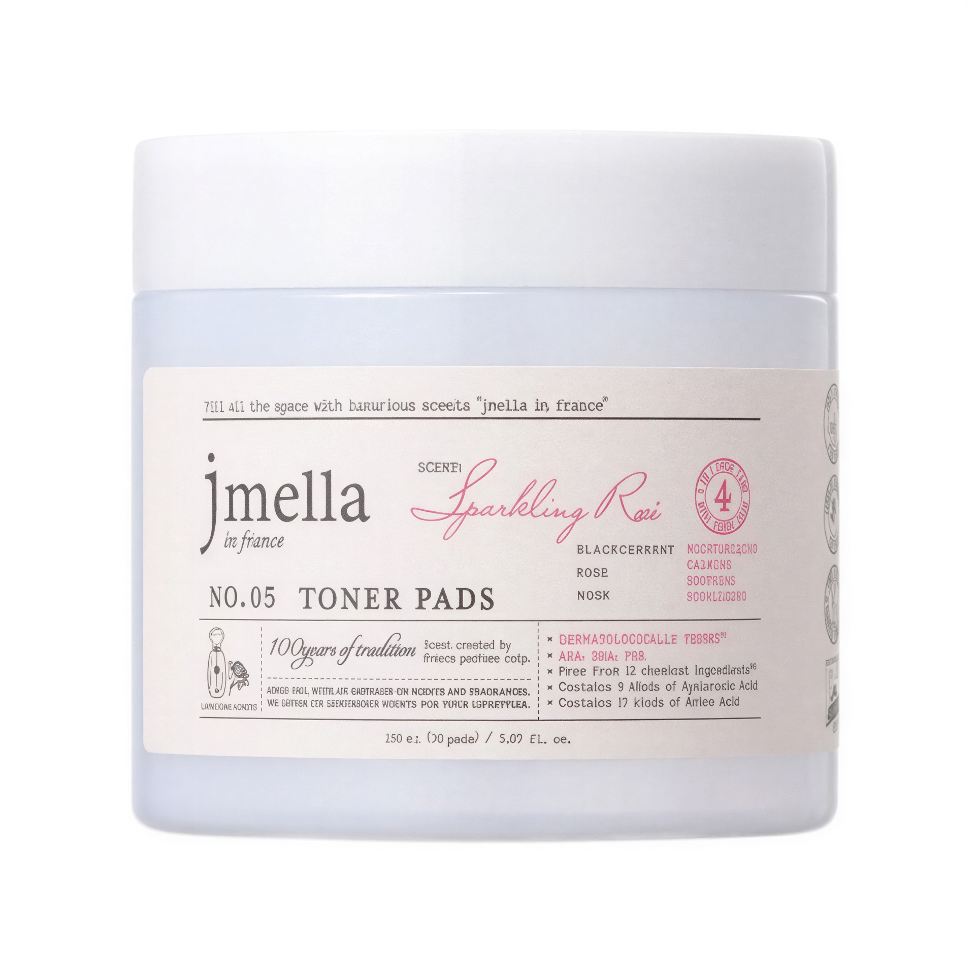 Jmella Sparkling Rosé Toner Pads