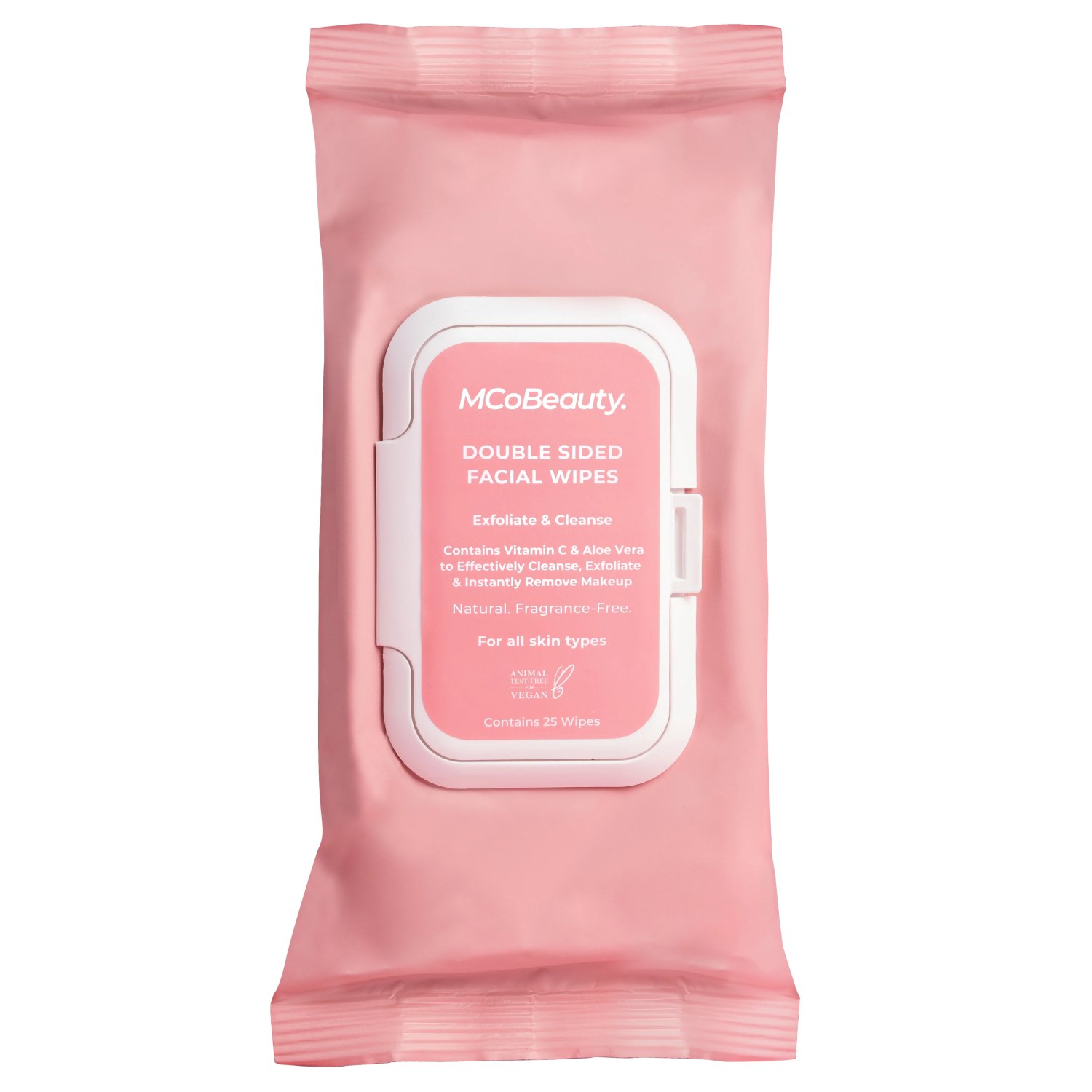 MCoBeauty. 雙面臉部清潔巾