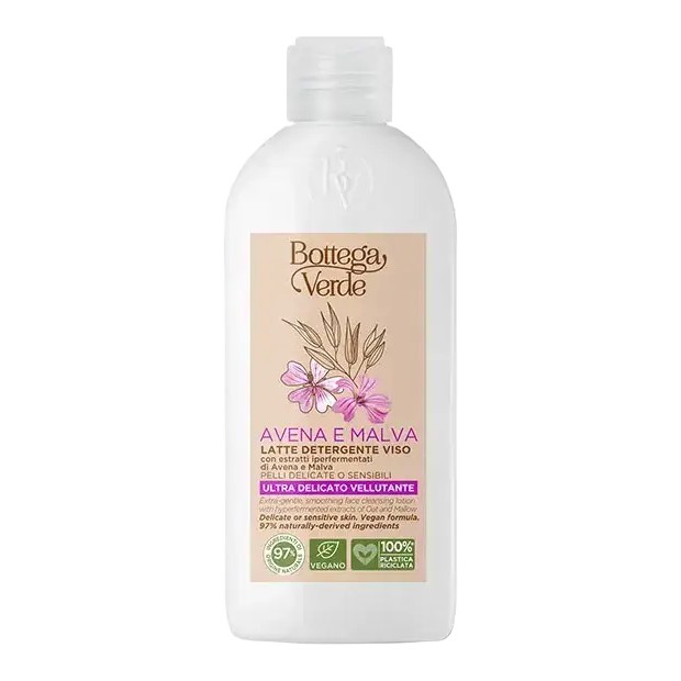 Bottega Verde Avena E Malva Latte Detergente Viso