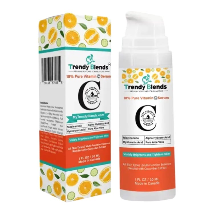 Trendy Blends 18% Pure Vitamin C Serum