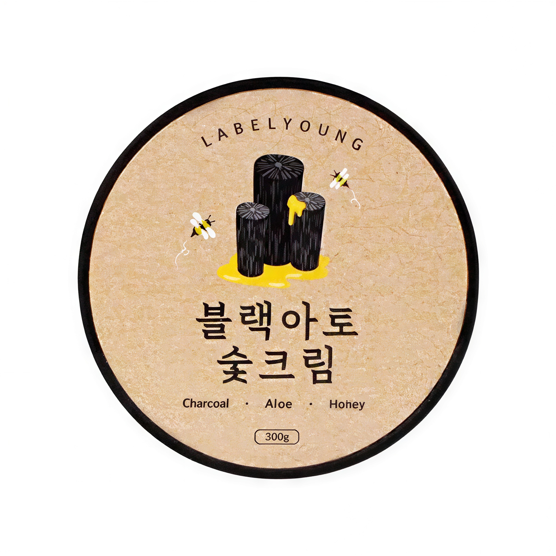 Label Young Shocking Black Ato Charcoal Cream