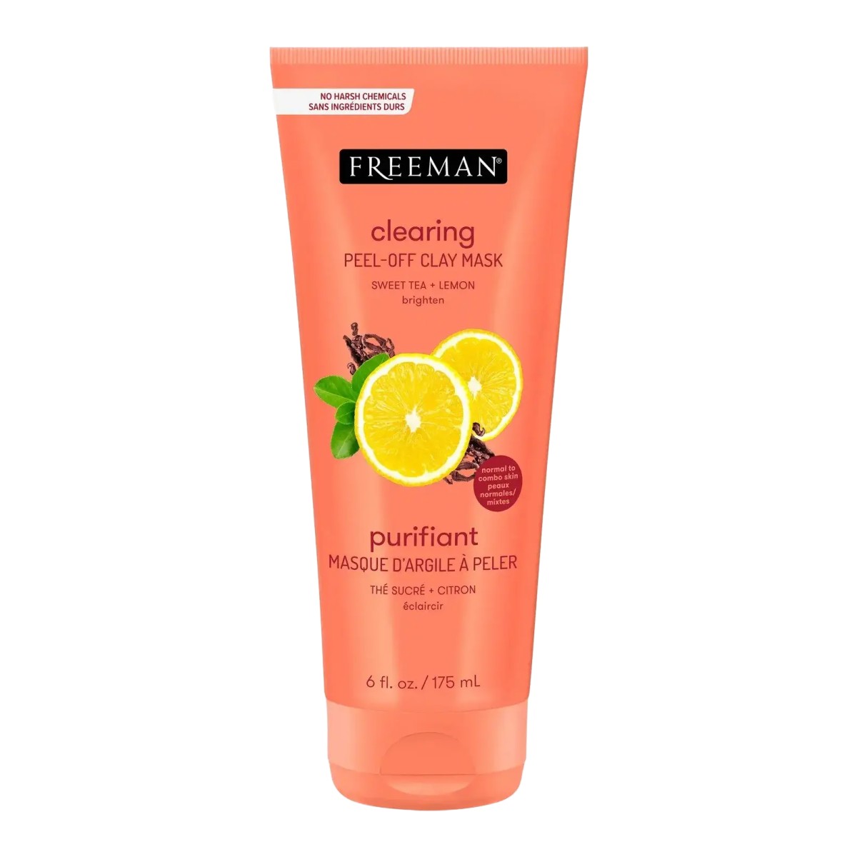 Freeman Clearing Sweet Tea & Lemon Peel Off Clay Mask