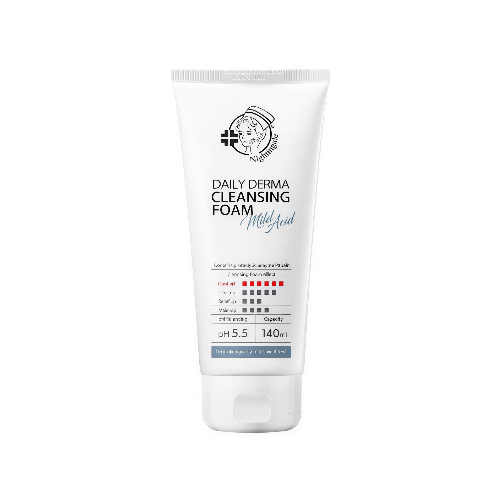 Nightingale Dailyderma Mild Acid Cleansing Foam