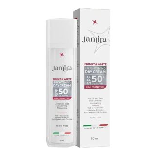 Jamira كريم Bright & White لتفتيح البشرة نهاري SPF50+
