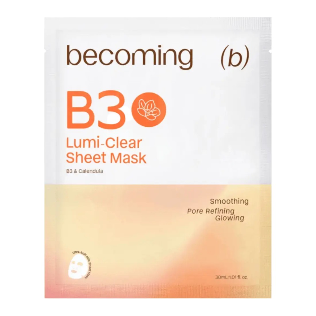 Becoming B3 Lumi-Clear Sheet Mask