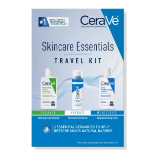 CeraVe Skincare Essentials Travel Size Kit For Balanced To Dry Skin
