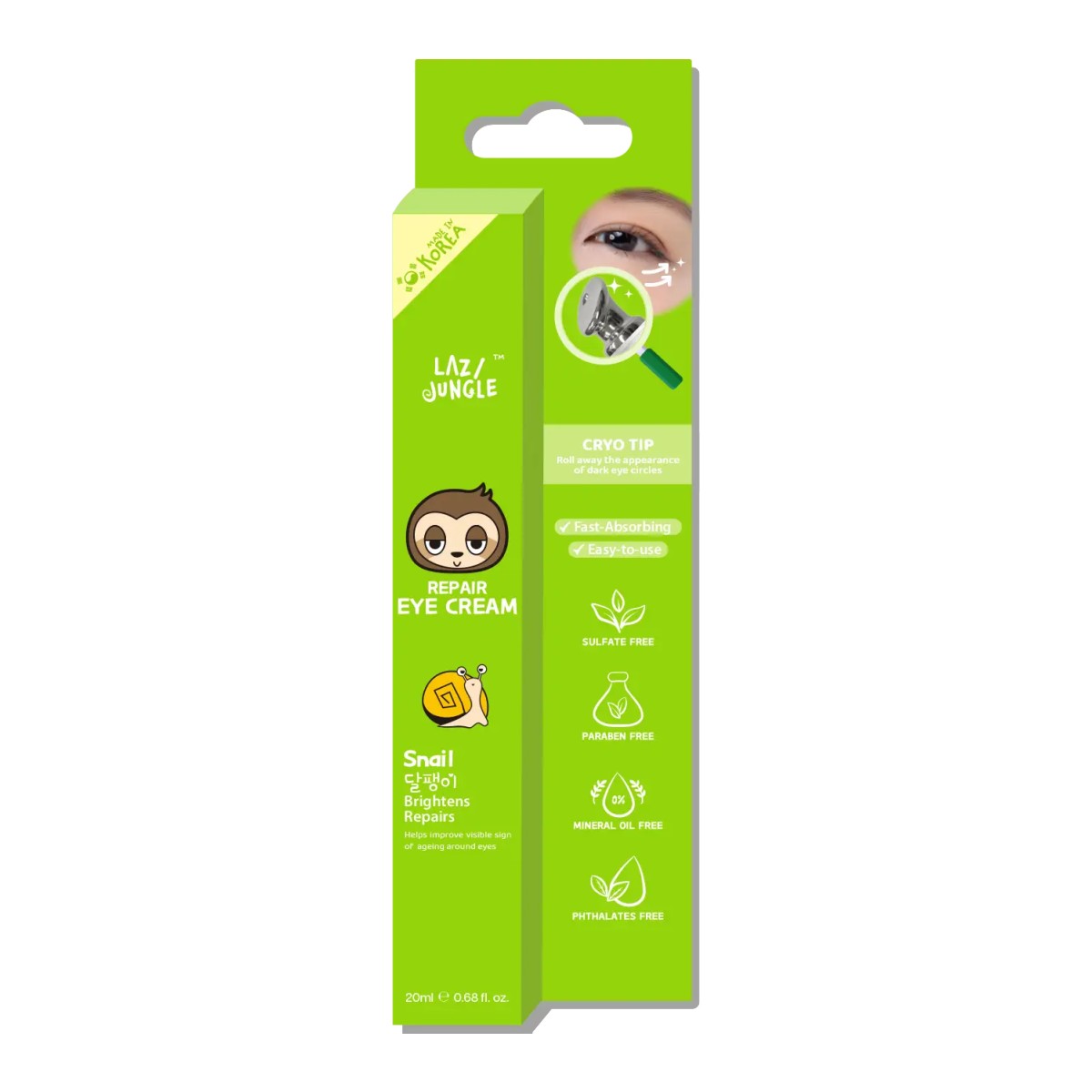 Lazy Jungle Snail Repair Eye Cream