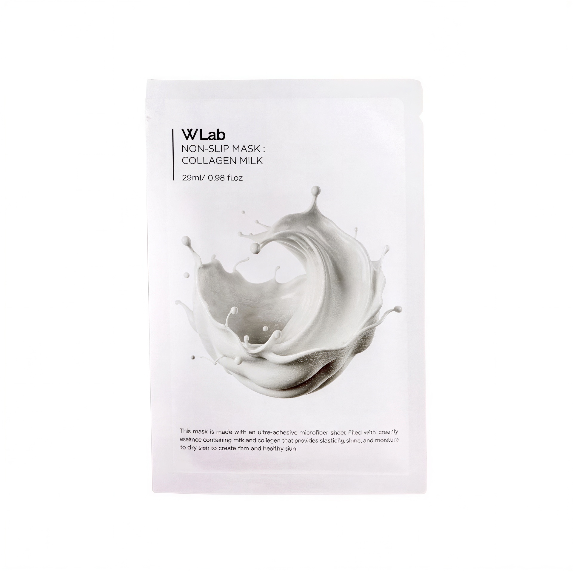W.Lab Non-Slip Collagen Milk Sheet Mask