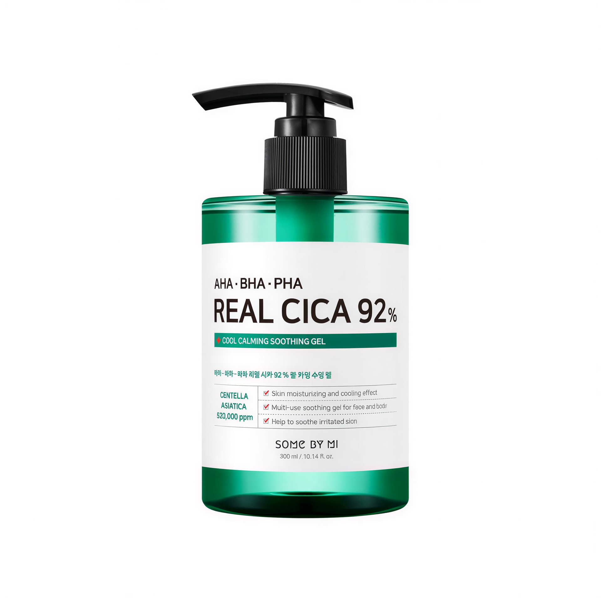 Some By Mi AHA BHA PHA Real Cica 92% Cool Calming Soothing Gel
