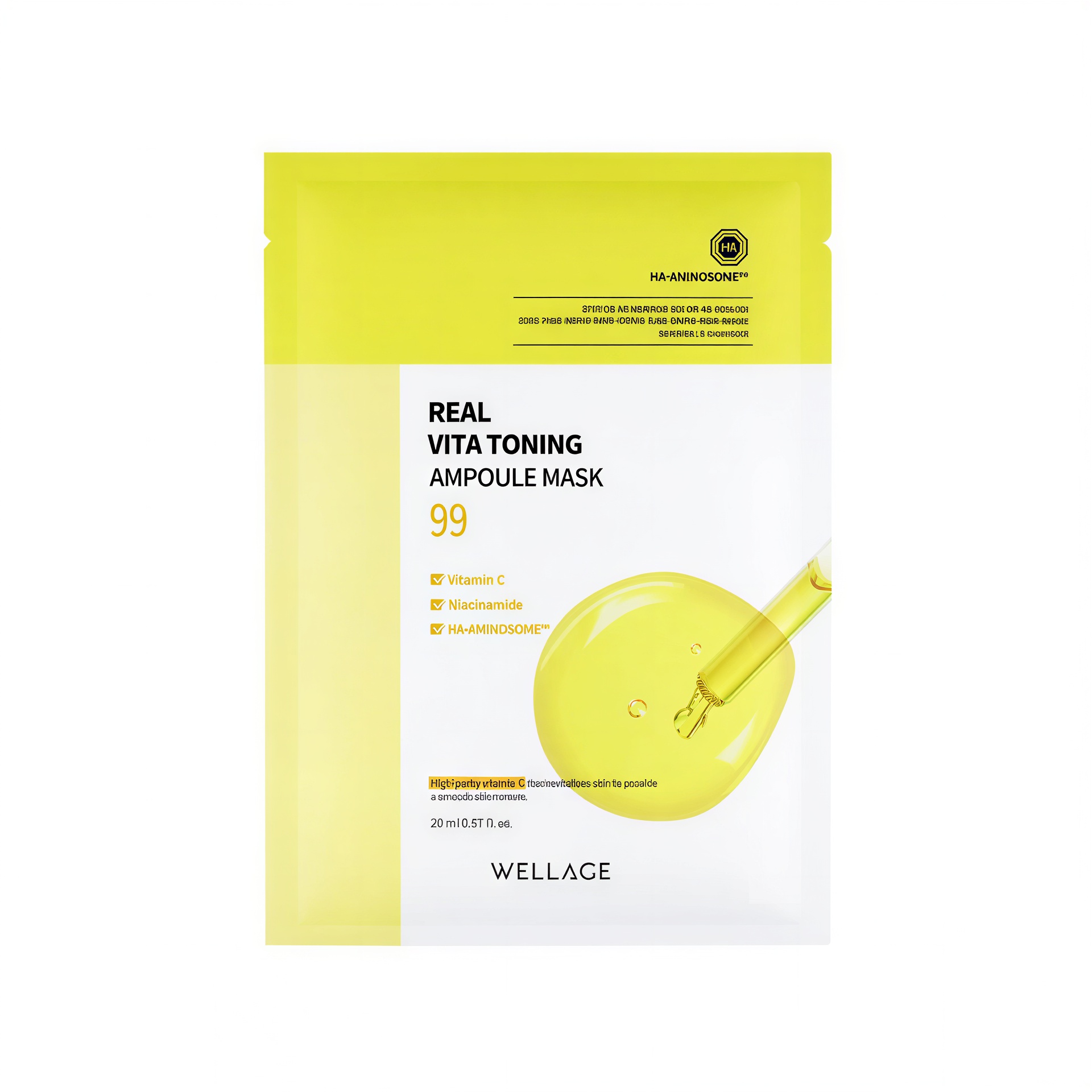Wellage Real Vita Toning Ampoule Mask