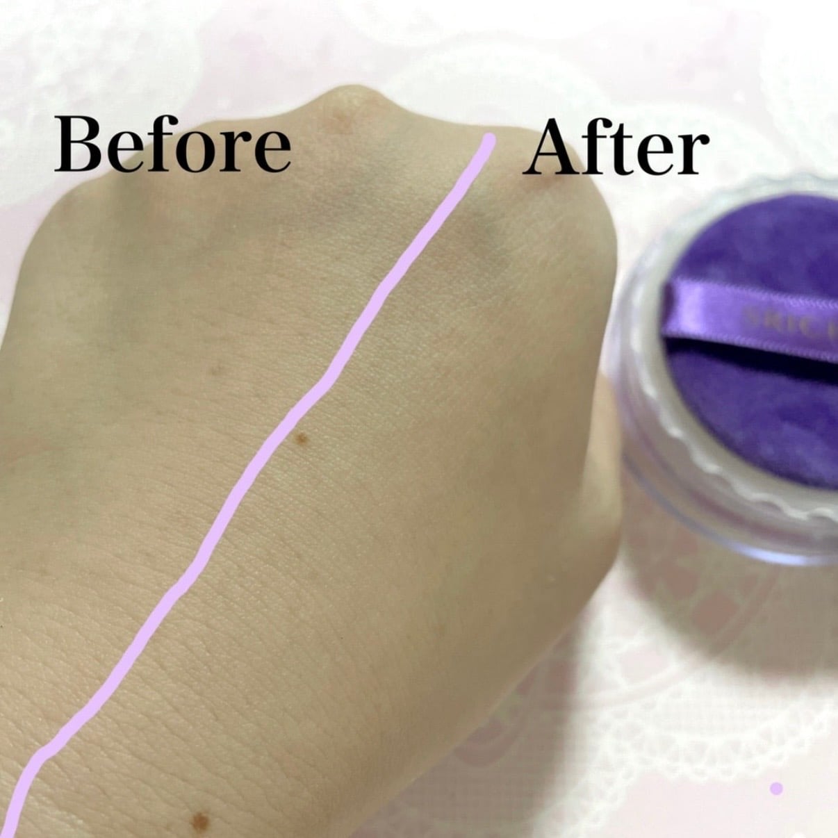 Srichand Bare To Perfect 透明蜜粉的使用者評價照片